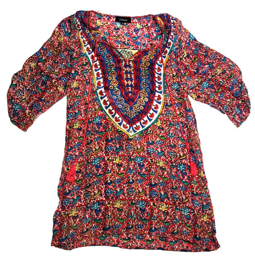 Tolani womens silk tunic - womens, top